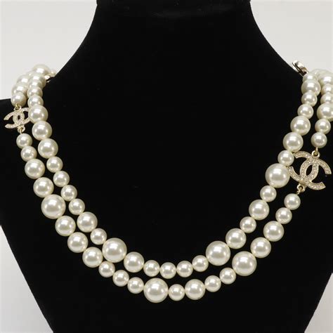 Chanel pearl jewelry